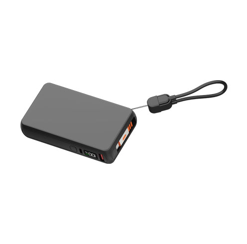 10000mAh Retractable Cable Power Bank
