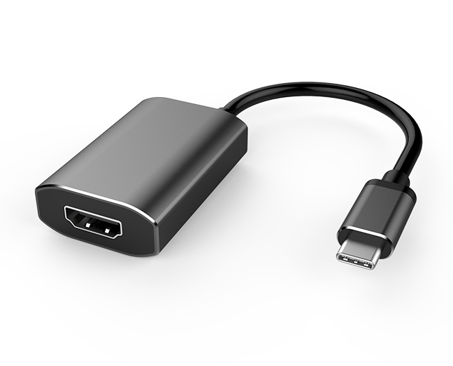 2-in-1 Portable USB-C Adapter with HDMI and PD