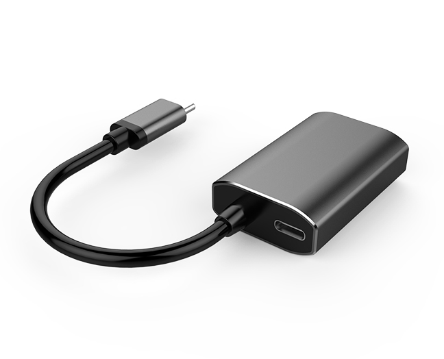 2-in-1 Portable USB-C Adapter with HDMI and PD