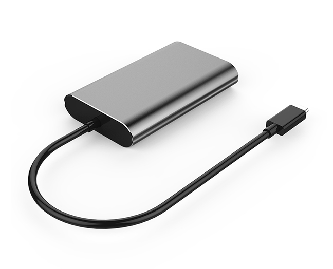 Thunderbolt 3 to dual Displayport Adapter, Video Converter