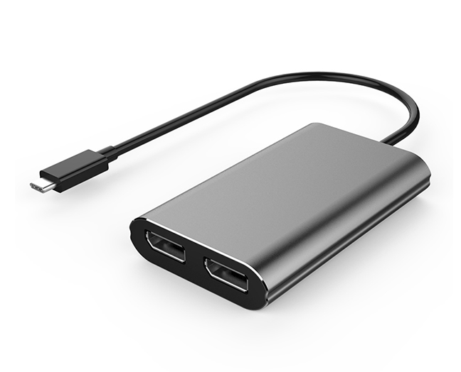 Thunderbolt 3 to dual Displayport Adapter, Video Converter