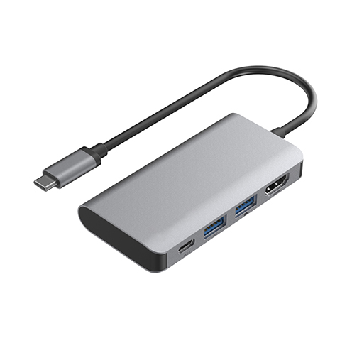 4-in-1 USB C Hub with 4K USB C to HDMI Adapter