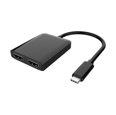 USB-C to Dual HDMI 4K Video Splitter, USB C MST Hub