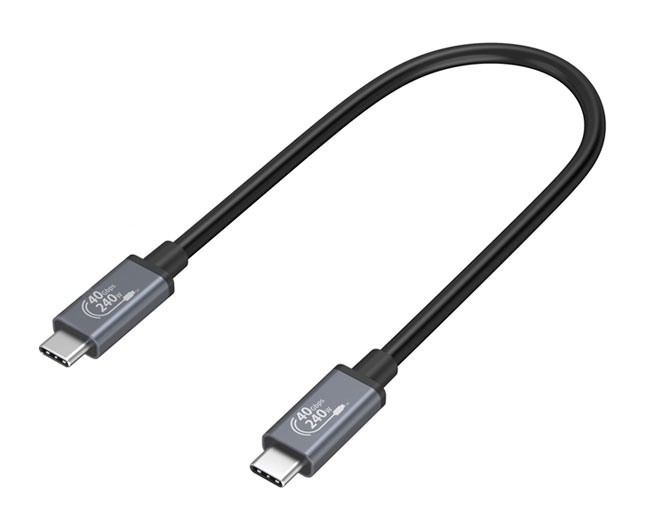 USB C to USB C Cable, USB-IF Certified USB4 Cable, 2.6ft/0.8m