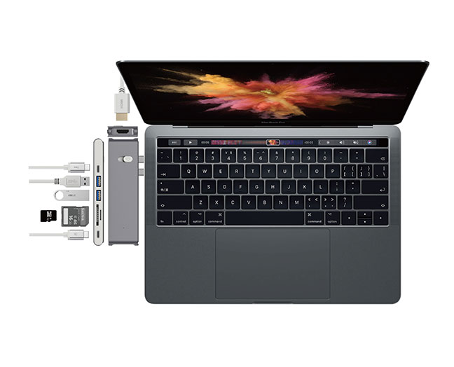 USB-C 7-in-2 HUB for MacBook Pro
