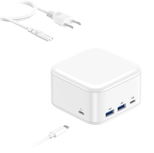 2 in 1 Portable GaN Charger with Multi-port Hub
