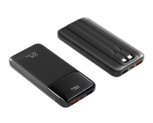 10000mAh / 20000mAh Power Bank with Built-in Cable