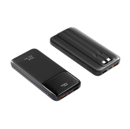 10000mAh / 20000mAh Power Bank with Built-in Cable